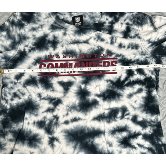 Washington Commanders NFL New Era Short Sleeve Black & White Tie Dye T-shirt M - Picture 8 of 8